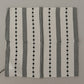 White Dotted Stripes Square Handkerchief Viscose Scarf
