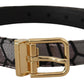 Multicolor Leather Statement Belt