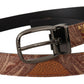 Multicolor Leather Signature Belt