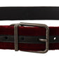 Velvet Maroon Elegance Belt