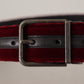 Velvet Maroon Elegance Belt