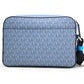 Cooper Small Denim Multi Signature PVC Utility Crossbody Bag