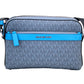 Cooper Small Denim Multi Signature PVC Utility Crossbody Bag