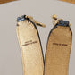 Blue Exotic Leather Crystals Shoulder Strap