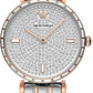 Elegant Two-Tone Crystal Pave Watch