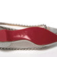 Silver Flat Point Toe Shoe