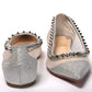 Silver Flat Point Toe Shoe