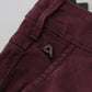 Maroon Skinny Fit Cotton Pants