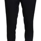 Elegant Black Italian Dress Pants