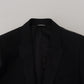 Elegant Martini Black Formal Blazer