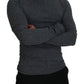 Elegant Dark Gray Pullover Sweater