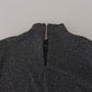 Elegant Dark Gray Pullover Sweater