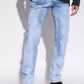 Cool Guy Light Blue Splatter Jeans