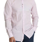 Elegant Slim Fit Pink Dress Shirt