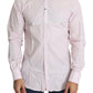 Elegant Slim Fit Pink Dress Shirt