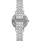 Elegant Silver-Toned Women's Watch