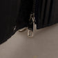 Blue White Caiman Leather Strap Card Holder Wallet