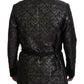 Gold Jacquard Robe Jacket