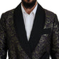 Gold Jacquard Robe Jacket