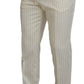 Elegant Off White Double Breasted Suit