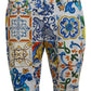 Majolica Print Casual Chinos Shorts