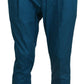 Casual Blue Chinos Trousers Pants