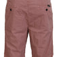 Exquisite Pink Chino Shorts for Men