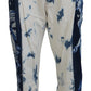 Elegant Loose Fit Denim Pants with Unique Print