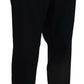 Elegant Slim Fit Wool Blend Trousers