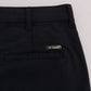 Sleek Blue Cotton Stretch Pants for Men