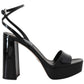 Elevate Your Elegance with Glossy Black Heels