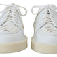 Elegant White Low Top Oxford Sneakers