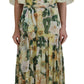 Elegant Silk Floral Maxi Dress