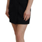 Elegant Black Sheath A-Line Mini Dress