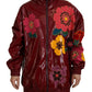 Maroon Floral Luxe Jacket