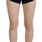 Elegant High Waist Denim Hot Pants Shorts