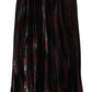 Elegant High Waist A-Line Maxi Skirt