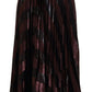 Elegant High Waist A-Line Maxi Skirt