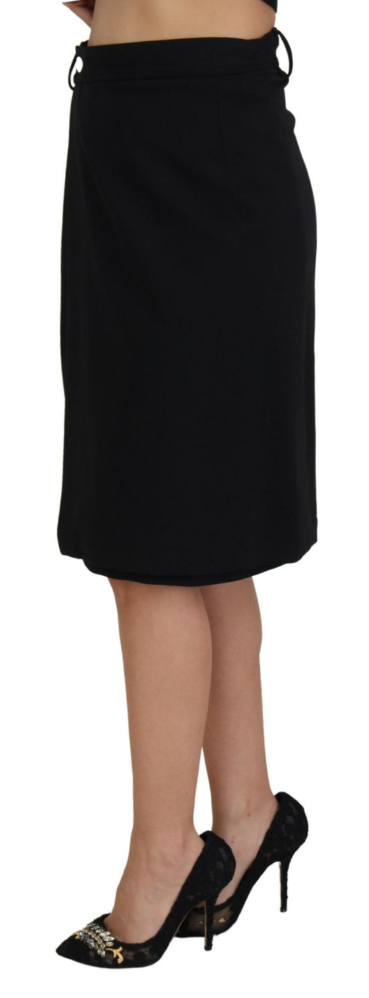 Elegant High Waist Pencil Skirt