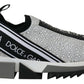 Sparkling Silver Rhinestone Sneakers