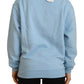 Elegant Light Blue Long Sleeve Sweater