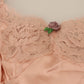 Elegant Pink Silk Lingerie Top