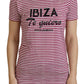 Exclusive Striped Ibiza Crew Neck Tee