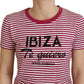 Exclusive Striped Ibiza Crew Neck Tee