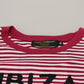 Exclusive Striped Ibiza Crew Neck Tee