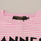 Exclusive Striped Love Affair Cotton Tee