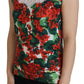 Chic Floral Print Tank Top Vest