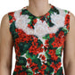 Chic Floral Print Tank Top Vest