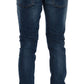 Chic Slim Fit Blue Distressed Jeans