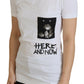 Chic Monochrome 'Here and Now' Cotton Tee